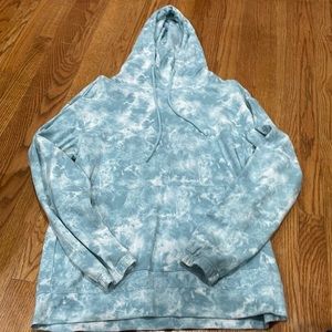 Light blue tie dye sweatshirt